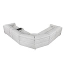 Homelegance McPherson 9455CLD*6LRRRPWH 6 pc Power Reclining Sectional with Power Headrests, Charging Ports IMAGE 6