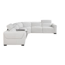 Homelegance McPherson 9455CLD*6LRRRPWH 6 pc Power Reclining Sectional with Power Headrests, Charging Ports IMAGE 7