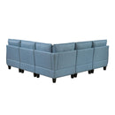 Homelegance 9557BUE*5SC 5 pc Sectional with Storage IMAGE 3