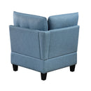 Homelegance 9557BUE*5SCOT 5 pc Sectional with Storage and Ottoman IMAGE 11
