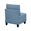 Homelegance 9557BUE*7SC2OT 7 pc Sectional with Storage and Two Ottomans IMAGE 11