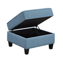 Homelegance 9557BUE*7SCOT 7 pc Sectional with Storage and Ottoman IMAGE 16
