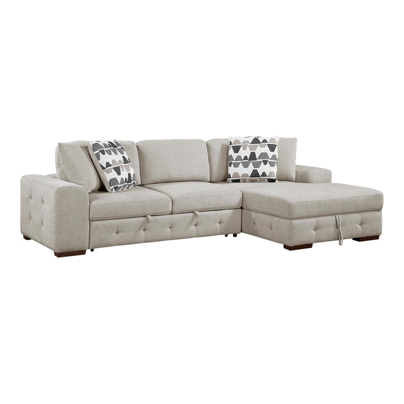 Homelegance Raife 9624TP*22LRC 2 pc Sectional with Right Chaise IMAGE 2