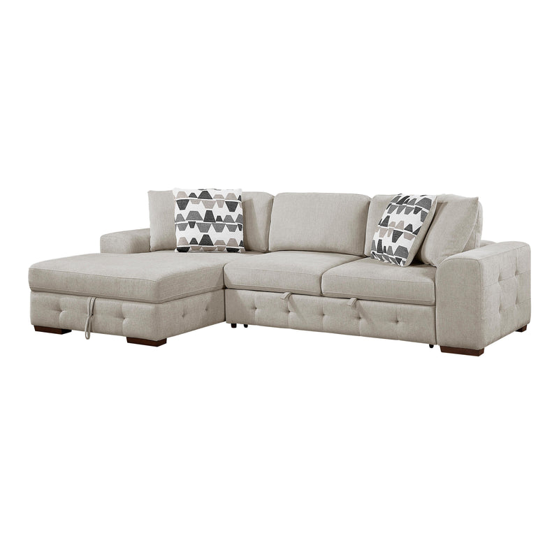 Homelegance Raife 9624TP*2LC2R 2 pc Sectional with Left Chaise IMAGE 2