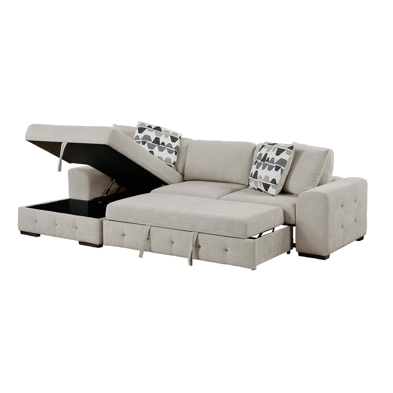 Homelegance Raife 9624TP*2LC2R 2 pc Sectional with Left Chaise IMAGE 8