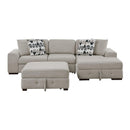 Homelegance Raife 9624TP*32LRC 3 pc Sectional with Right Chaise and Ottoman IMAGE 2