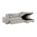 Homelegance Raife 9624TP*32LRC 3 pc Sectional with Right Chaise and Ottoman IMAGE 8
