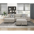 Homelegance Raife 9624TP*3LC2R 3 pc Sectional with Left Chaise and Ottoman IMAGE 15