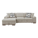 Homelegance Raife 9624TP*3LC2R 3 pc Sectional with Left Chaise and Ottoman IMAGE 4