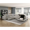 Homelegance Raife 9624TP*42LRC 4 pc Sectional with Right Chaise IMAGE 9
