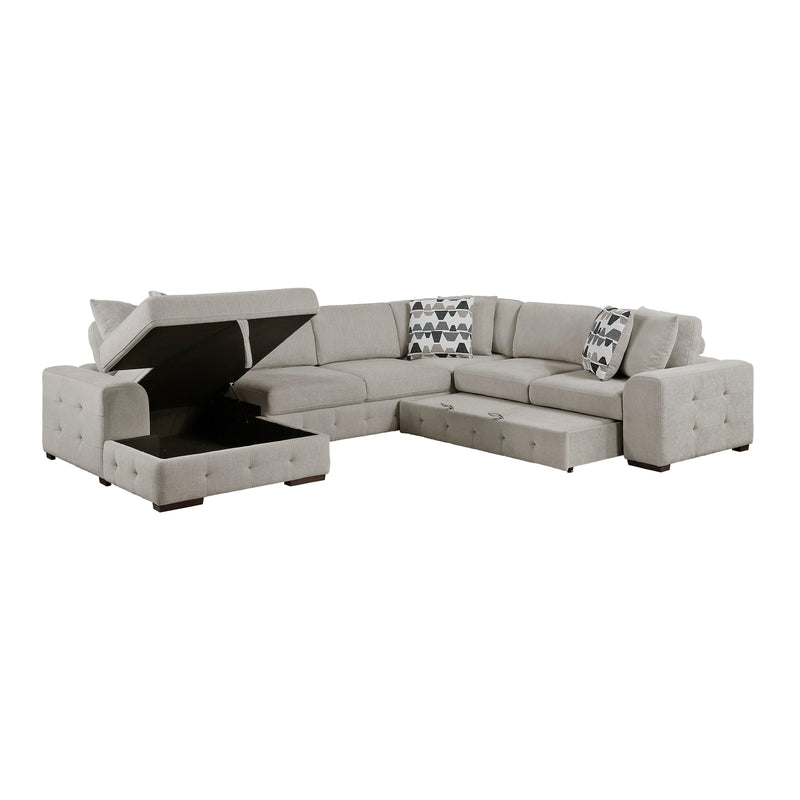 Homelegance Raife 9624TP*42RLC 4 pc Sectional with Left Chaise IMAGE 5