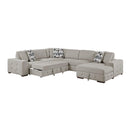 Homelegance Raife 9624TP*52LRC 5 pc Sectional with Right Chaise and Storage Ottoman IMAGE 9