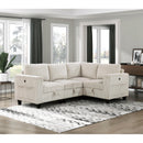 Homelegance 9650NBE*4SC 4 pc Sectional with Storage, Storage Pouches and Charging Ports IMAGE 14