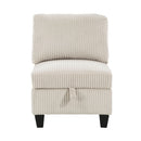 Homelegance 9650NBE*4SC 4 pc Sectional with Storage, Storage Pouches and Charging Ports IMAGE 8