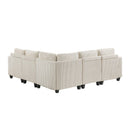 Homelegance 9650NBE*5SC 5 pc Sectional with Storage, Storage Pouches and Charging Ports IMAGE 3