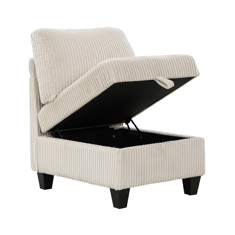 Homelegance 9650NBE*5SC 5 pc Sectional with Storage, Storage Pouches and Charging Ports IMAGE 9