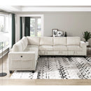 Homelegance 9650NBE*7SC 7 pc Sectional with Storage, Storage Pouches and Charging Ports IMAGE 14