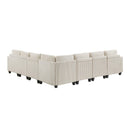 Homelegance 9650NBE*7SC 7 pc Sectional with Storage, Storage Pouches and Charging Ports IMAGE 3