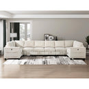 Homelegance 9650NBE*8SC 8 pc Sectional with Storage, Storage Pouches and Charging Ports IMAGE 17