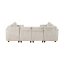 Homelegance 9650NBE*8SC 8 pc Sectional with Storage, Storage Pouches and Charging Ports IMAGE 6