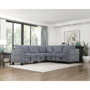 Homelegance 9650NDG*5SC 5 pc Sectional with Storage, Storage Pouches and Charging Ports IMAGE 14
