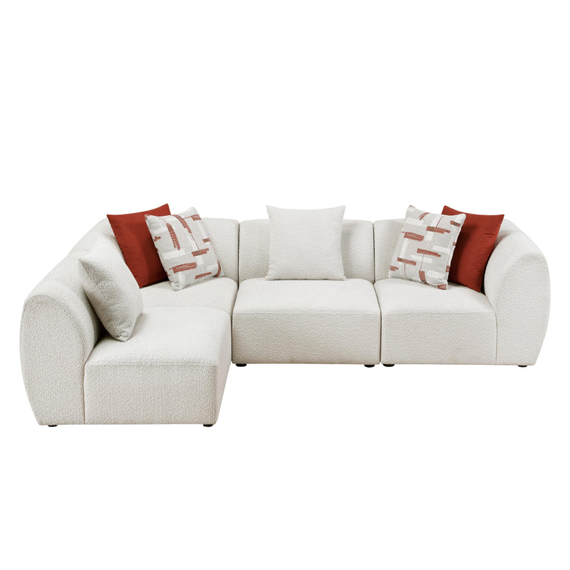 Homelegance 9669CN*42CR2AC 4 pc Modular Sectional IMAGE 4