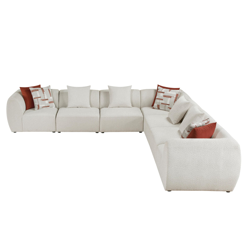 Homelegance 9669CN*73CR4AC 7 pc Modular Sectional IMAGE 2