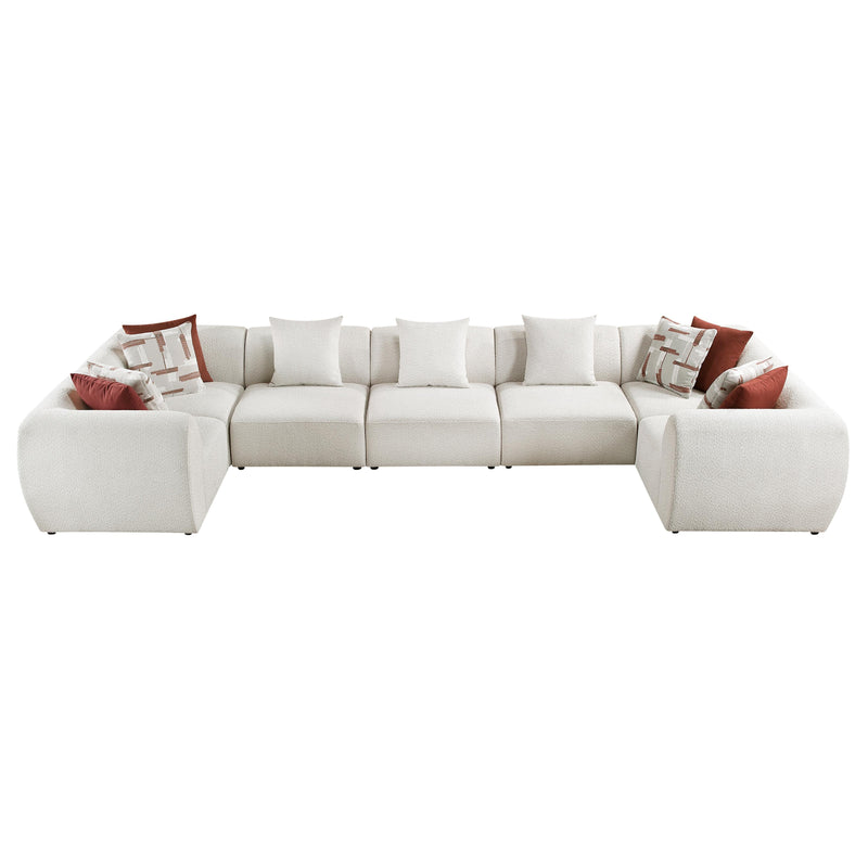 Homelegance 9669CN*74CR3AC 7 pc Modular Sectional IMAGE 1