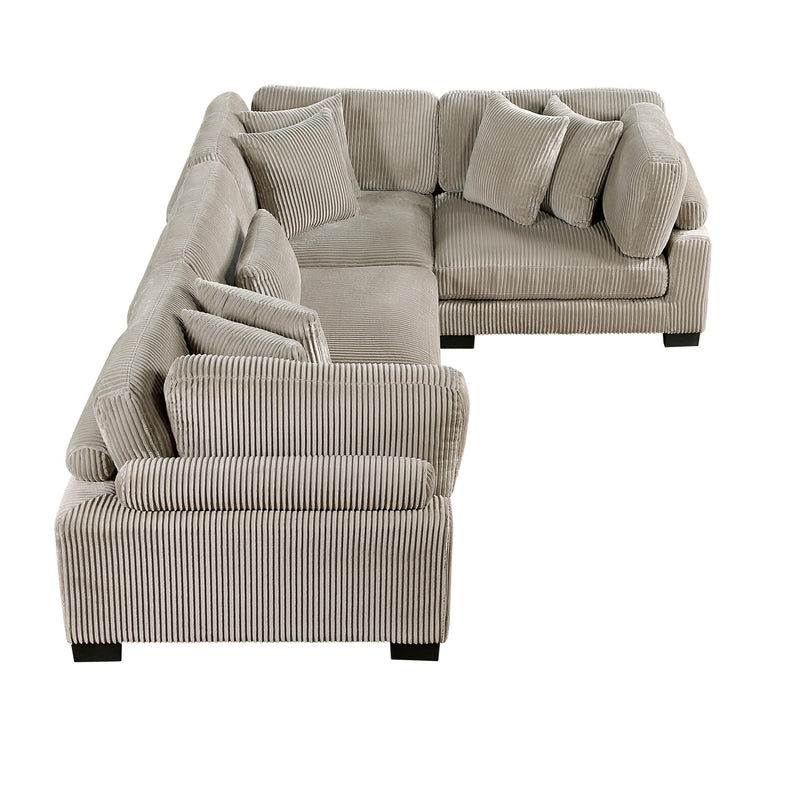 Homelegance Traverse 8555GB*3CRAC 4 pc Modular Sectional IMAGE 5
