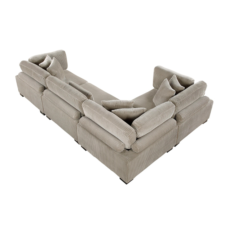Homelegance Traverse 8555GB*3CRAC 4 pc Modular Sectional IMAGE 8