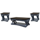 Parker House Furniture Americana Modern AME-3PC-01-02-DEN Denim Cocktail Table with 2 End Tables IMAGE 1