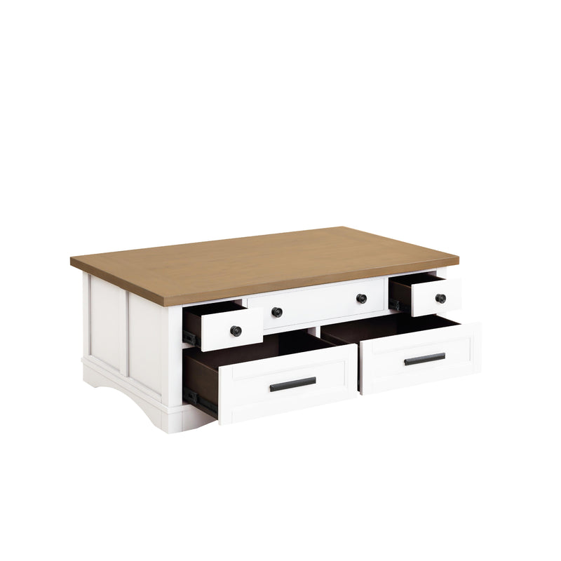Parker House Furniture Americana Modern AME-3PC-05-02-COT Cotton Lift Top Cocktail Table with 2 End Tables IMAGE 3