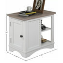 Parker House Furniture Americana Modern AME-3PC-05-06-COT Cotton Lift Top Cocktail Table with 2 Chairside Tables IMAGE 11