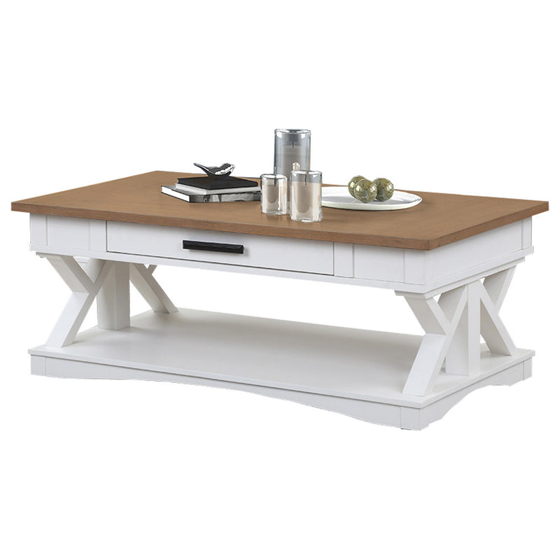 Parker House Furniture Americana Modern AME-4PC-01-02-09-COT Cotton Cocktail Table with 2 End Tables and Console Table IMAGE 2