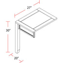 Parker House Furniture Boca BOC-5PC-UDESK U Shape Desk IMAGE 12