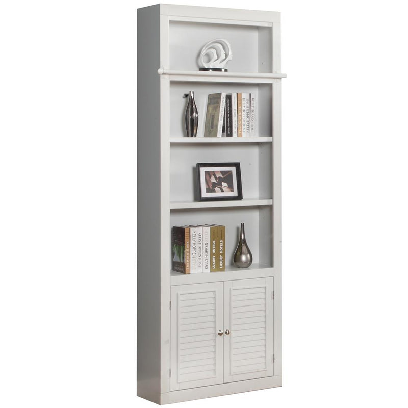 Parker House Furniture Boca BOC-7PC-ENT-RNDWALL 7 pc Entertainment Wall with Corner Bookcases IMAGE 3