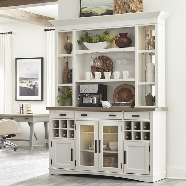 Parker House Furniture Americana Modern Dining DAME#69-2-COT 69 In. Buffet and Hutch with Quartz Insert IMAGE 1