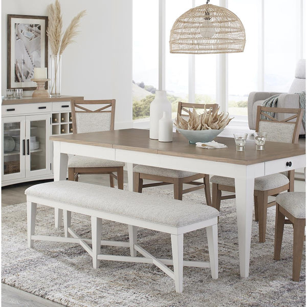 Parker House Furniture Americana Modern Dining DAME#1226-COT 49 In. Upholstered Counter Bench IMAGE 1