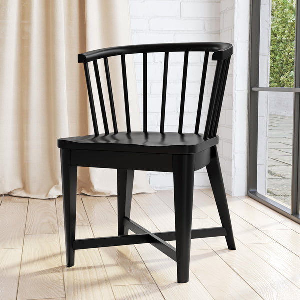 Parker House Furniture Americana Modern Dining DAME#2118-BLK Barrel Dining Chair IMAGE 1