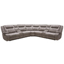 Parker Living Blake MBLA-PACKT7-DTAU Desert Taupe 7 pc Modular Reclining Sectional and Entertainment Console IMAGE 2