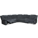 Parker Living Bolton MBOL-PACKA-MISS Misty Storm 6 pc Modular Reclining Sectional and Entertainment Console IMAGE 2