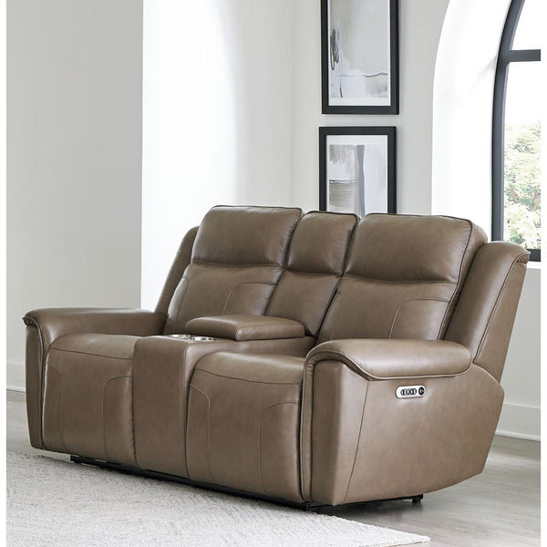 Parker Living Atlantis MATL#822CPHZ-SMLT Smooth Latte Power Reclining Zero Gravity Console Loveseat IMAGE 1