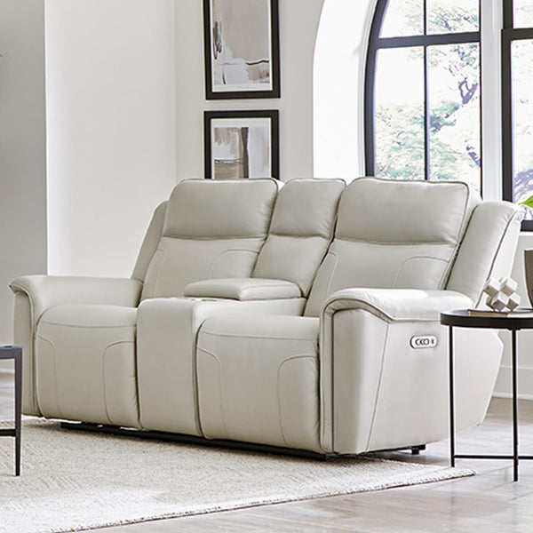 Parker Living Atlantis MATL#822CPHZ-WSIV Whisper Ivory Power Reclining Zero Gravity Console Loveseat IMAGE 1