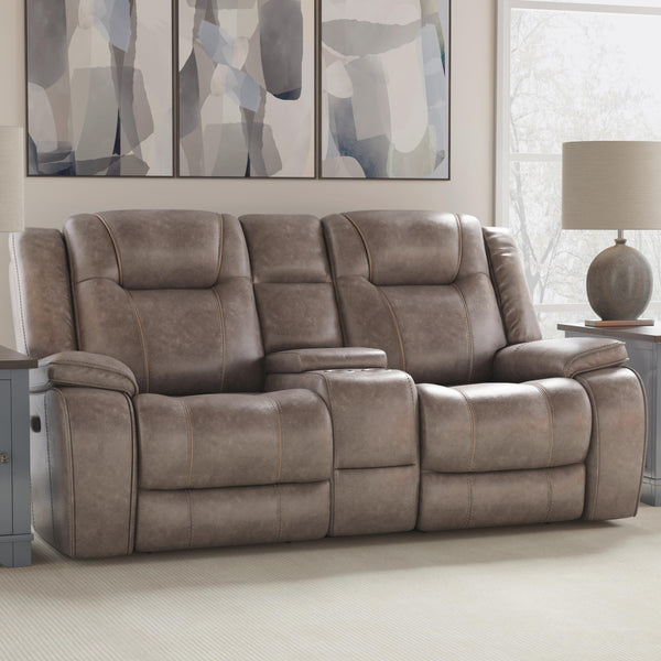 Parker Living Blake MBLA#822C-DTAU Desert Taupe Reclining Console Loveseat IMAGE 1