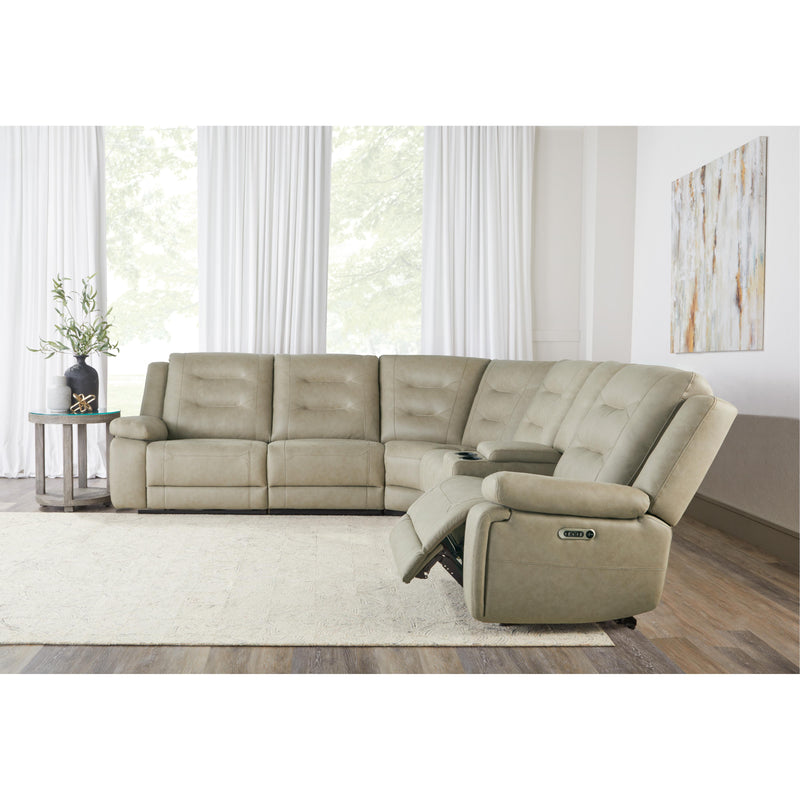Parker Living Caldwell MCAL-PACKA(H)-TAFG Tahoe Fog 6 pc Power Reclining Sectional with Power Adjustable Headrests IMAGE 10