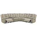 Parker Living Caldwell MCAL-PACKA(H)-TAFG Tahoe Fog 6 pc Power Reclining Sectional with Power Adjustable Headrests IMAGE 3