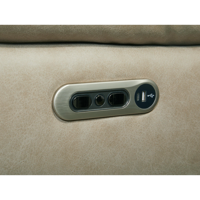 Parker Living Caldwell MCAL-PACKT7(H)-TAFG Tahoe Fog 7 pc Power Reclining Sectional with Adjustable Headrests IMAGE 5