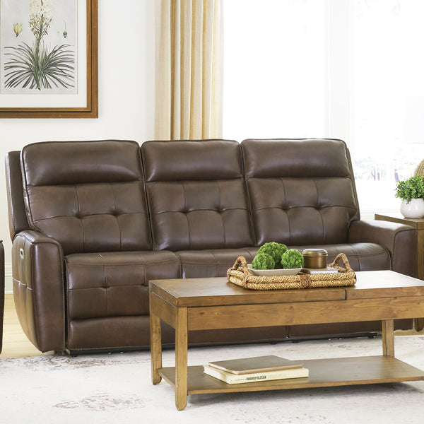 Parker Living Canterbury MCAN#832PHZ-ACO Acorn Power Reclining Zero Gravity Sofa IMAGE 1