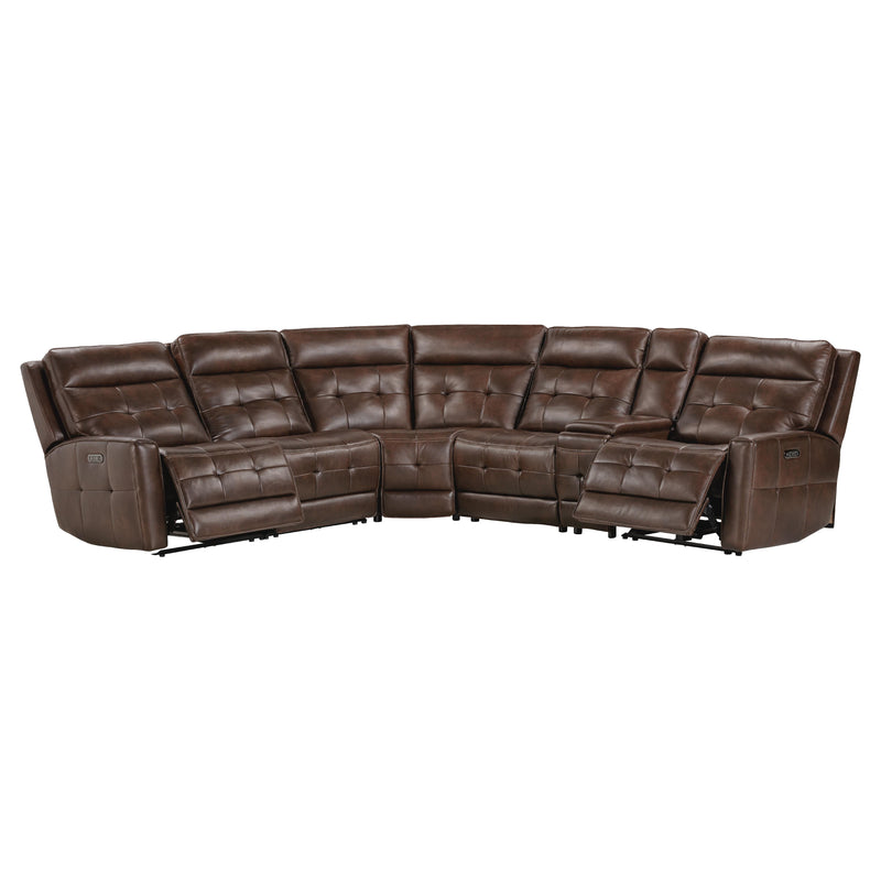 Parker Living Canterbury MCAN-PACKA(HZ)-ACO Acorn 6 pc Zero Gravity Modular Power Reclining Sectional IMAGE 4