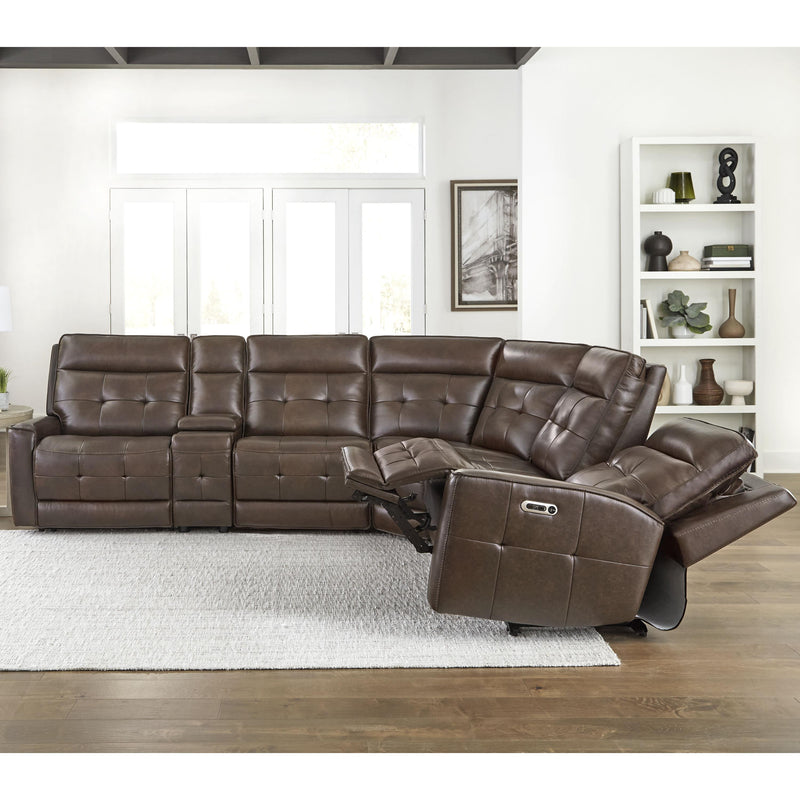 Parker Living Canterbury MCAN-PACKA(HZ)-ACO Acorn 6 pc Zero Gravity Modular Power Reclining Sectional IMAGE 8